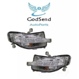 . For Corolla 2017-2019 XLE LE Set Fog Light Lamp Daytime Running Lights