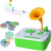 Kids Gramophone with 96 Cards, Children's Phonograph Story Music Player