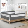 BABY JOY Bed Rails for Toddlers, 71'' Extra Long, Swing