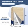 Shelf Cover, Waterproof 600D Heavy Duty Dustproof Storage Wire Rack