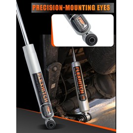 FlexHitch 0-3.5" Rear Shocks for 2009-2026 F150 4WD/RWD, Designed for Lifted f150, Off-Road Suspension Upgrade Restores Proper Shock Travel & Enhances Ride Comfort