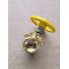 Parker 1/2" PTF Female (Short NPT Threads) Brass Industrial Ball