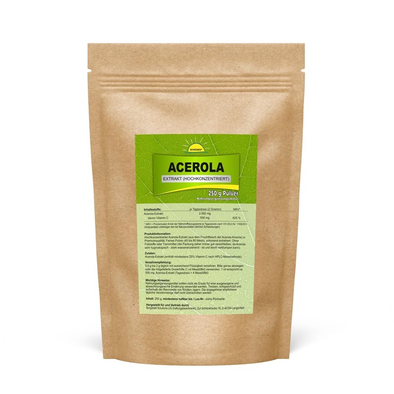 Premium Acerola Extract (High Dosage, Minimum 25% Vitamin C according