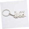 TEHAUX Metal Locomotive Train Keychain Pendant Sturdy and Fashionable Keyring