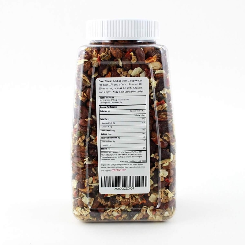 Harmony House Foods Soup Mix, Mixed Bean Chili, 15 Ounce