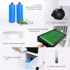 COSTWAY Evaporative Cooler, Portable Cooling Fan with Remote Control, 3-Mode,