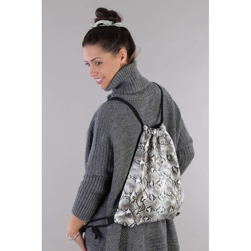 styleBREAKER 02012336 Women's Gym Bag with Surface in Python Snake