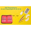 SMI Pack of 8 Eyelash Tweezers Eyelash Extension Tweezers Pointed