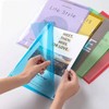 Leliafleury A4 Cut Flush Folders 10PCS Transparent File Cover Plastic