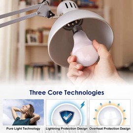 Famitree LED E27 Edison Screw Bulb, 20W (Equivalent to 150W), Natural White(4000K), 2452lm, Non Dimmable - Pack of 4