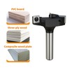 1/2in Shank Insert Style Spoilboard Bit 3 Blade T Shaped