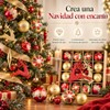 Esferas de Navidad, 40 Unidades Juego de Bolas de Navidad