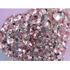 Alilang Crystal Rhinestone Valentine Heart Love Brooch Pin, Pink