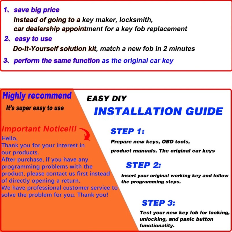 Unbranded Key Programmer + Remote Fob 4 Button for Hyundai