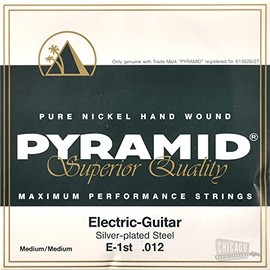 Pyramid Medium/Medium Electric Guitar Strings 12-54