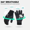 Vgo... Thermal Winter Work Gloves Palm Latex for Freezer Gardening