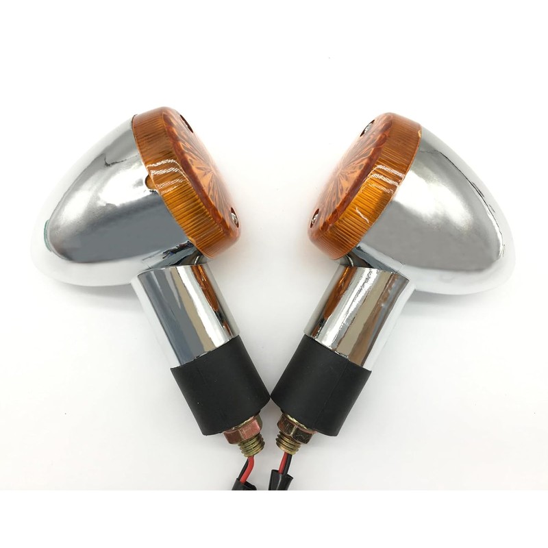 Universal 4Pcs Motorcycle Bullet Turn Signals Lights Compatible With Honda