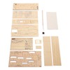 1: 130 Wooden Model Sailboat Kit for Adults Improve Hands