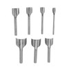 Semicircle Punch, 7pcs/Set Leather Carft Half Round Punch, Belt End