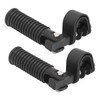 Pair of Motorcycle Foot Pegs Clamp Footrest Mount for 1in