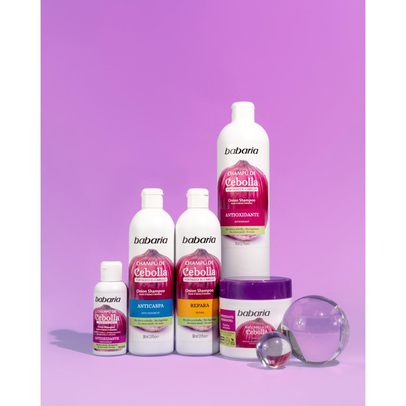 Babaria Shampoo, Onion Antioxidant Shampoo, 700 ml