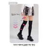 HUSTONY Summer UV Protection Korean Golf Socks Two-Tone Faux Leggings