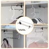 Extendable Clothes Rail, 25 cm Clothes Rail, Extendable Wardrobe Rail,
