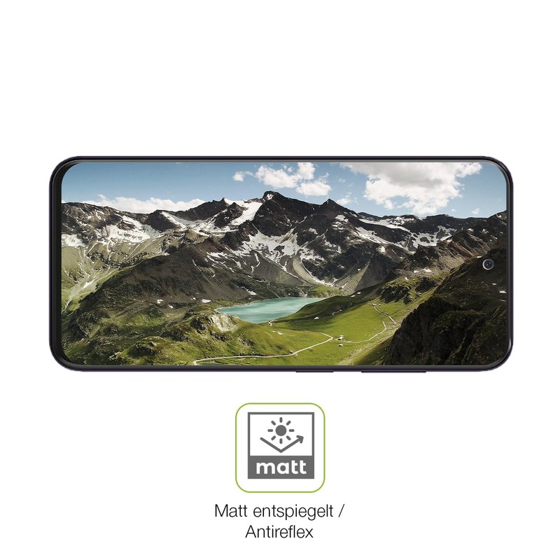 dipos FLEX 2x Schutzfolie matt passend für BLU Bold K30,