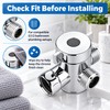 3-Way Water Diverter Valve for Bathroom Shower & Faucet –