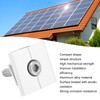 10Pcs Solar Panel Mid Clamps Waterproof Mount Aluminum Bracket Mounting