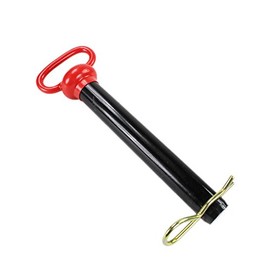 E-HP08 Forged Red Handle Hitch Pin 1-1/8" x 8-1/2" (1.125 Inch x 8.5 Inch)