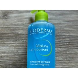 Bioderma Sebium Purifying Cleansing Foaming Gel Face Wash 6.7 Fl Oz New