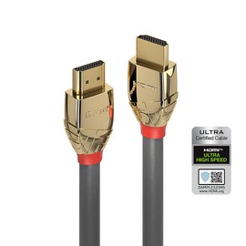 LINDY 37602 2m Ultra High Speed HDMI Cable, Gold Line