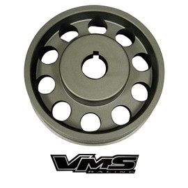 VMS Racing 04-15 Light Weight Billet Aluminum Crankshaft CRANK PULLEY Compatible with SUBARU STi 2004-2015