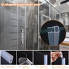2M Shower Screen Seal Strip,U Shape Shower Glass Door Seal