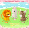 Fortuning's JDS Crochet Kit for Beginners, Amigurumi Crochet Animal Kits,
