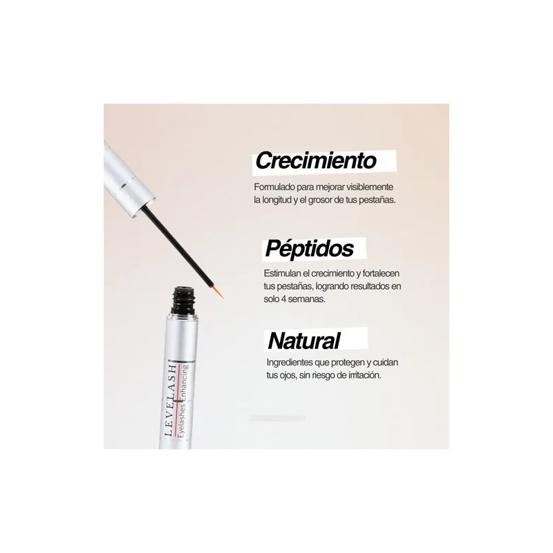 Levelash Eyelash, Sérum Para El Crecimiento De Pestañas