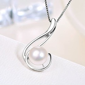 NONNYL Mothers Day Gifts for mom Women Wife Gifts Anniversary, Pearl necklaces, Birthday day gifts Christmas day gifts fine Jewelry gifts for women wife, Valentine's Day for her