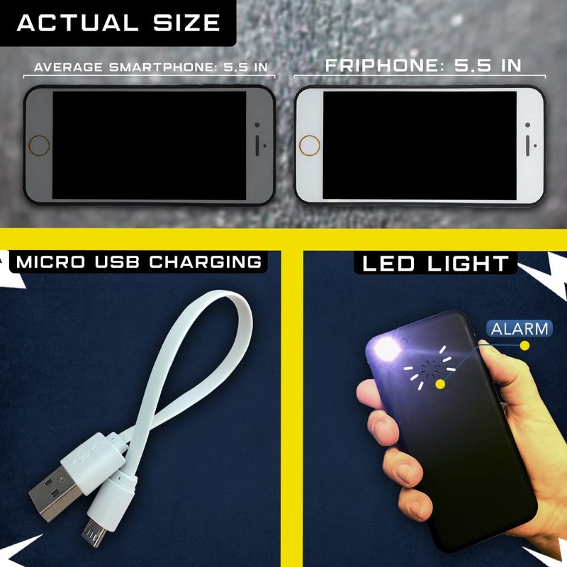 Streetwise High Voltage Cell Phone Stun Gun Flashlight with Loud