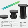 Cleverstool Portable Folding Telescopic Stool Square Retractable Lightweight & Compact
