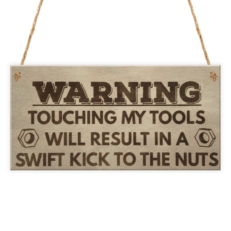 RED OCEAN Kick Nuts Tools Man Cave Garage Shed Dad