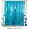 ShiDianYi Sequin-Backdrop Turquoise 2 Panels 4FTx6FT Backdrop for Photography Aqua