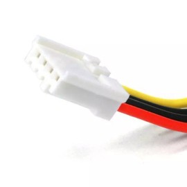 Floppy Molex 5.25" Drive Connector to Floppy Drive 4 Pins Power Cable Adapter 10-Pack