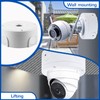 WANDGU 4 Pieces Camera Junction Box: Hemispherical Surveillance Camera Mounting
