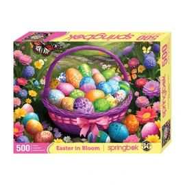 Springbok Easter in Bloom 500 Piece Jigsaw Puzzle for Adults and Families - Made in USA