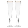 Mikasa Gold Champagne Flutes, Set of 2