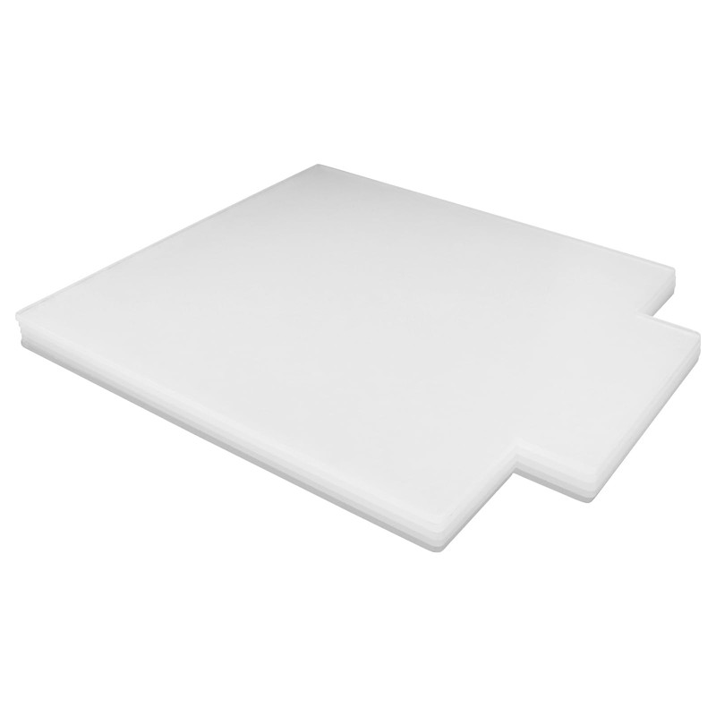 Hordion 6 Pcs Acrylic Sheet Clear Cast Square Panels, 0.08"