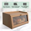 LOHASOK Bread Box for Kitchen Countertop Large Bread Box Farmhouse