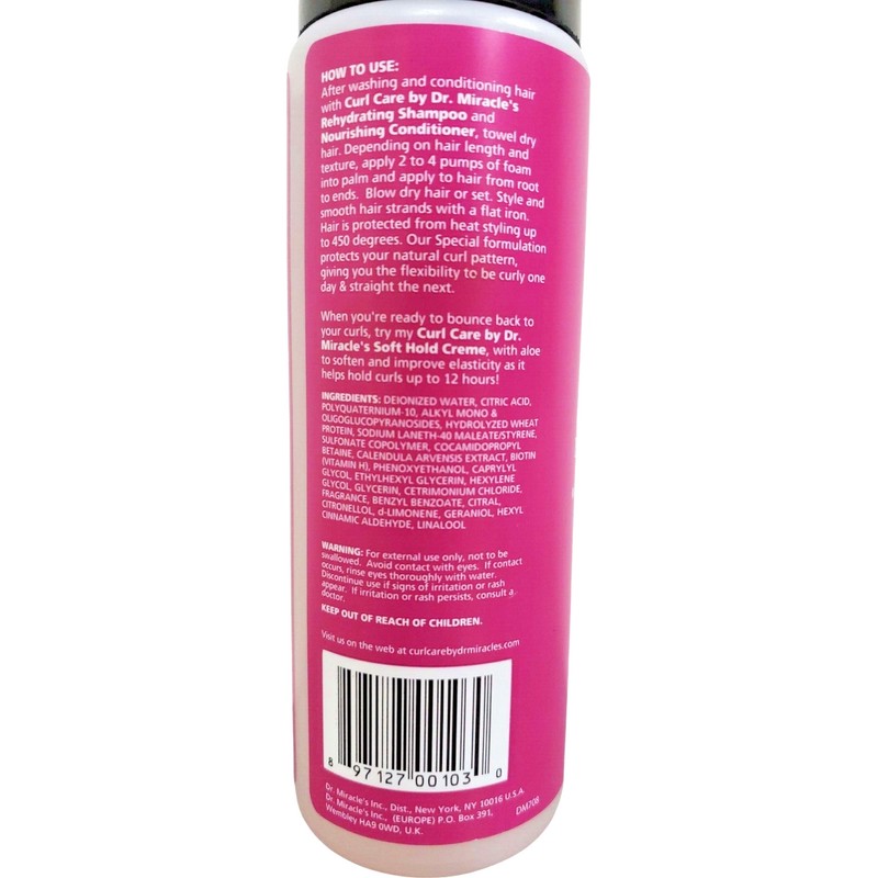 Dr. Miracle Rehydrating Shampoo & Nourishing Conditioner & Blowout Foam