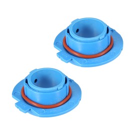 X AUTOHAUX 2pcs H7 LED Headlight Adapter Base Bulb Sockets Holder for Car Blue
